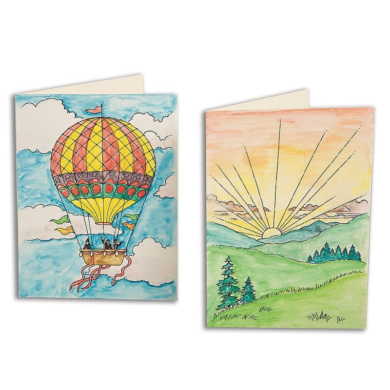 S&S Paint-a-Dot Everyday Greeting Cards, 24/Pack (GP3354)