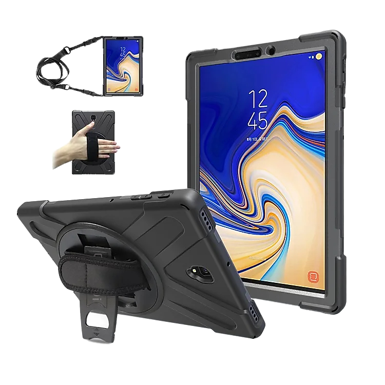 CODi Rugged 5'8" Case for Samsung Tab S7+, S8+, S7FE, Black (C30705082)