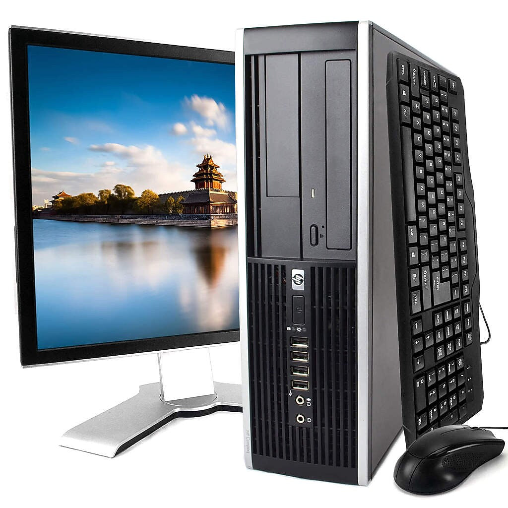 HP 8200 Refurbished Desktop Computer with 20" Monitor, Intel Core i5-2400, 16GB Memory, 1TB HDD, Windows 10 Pro