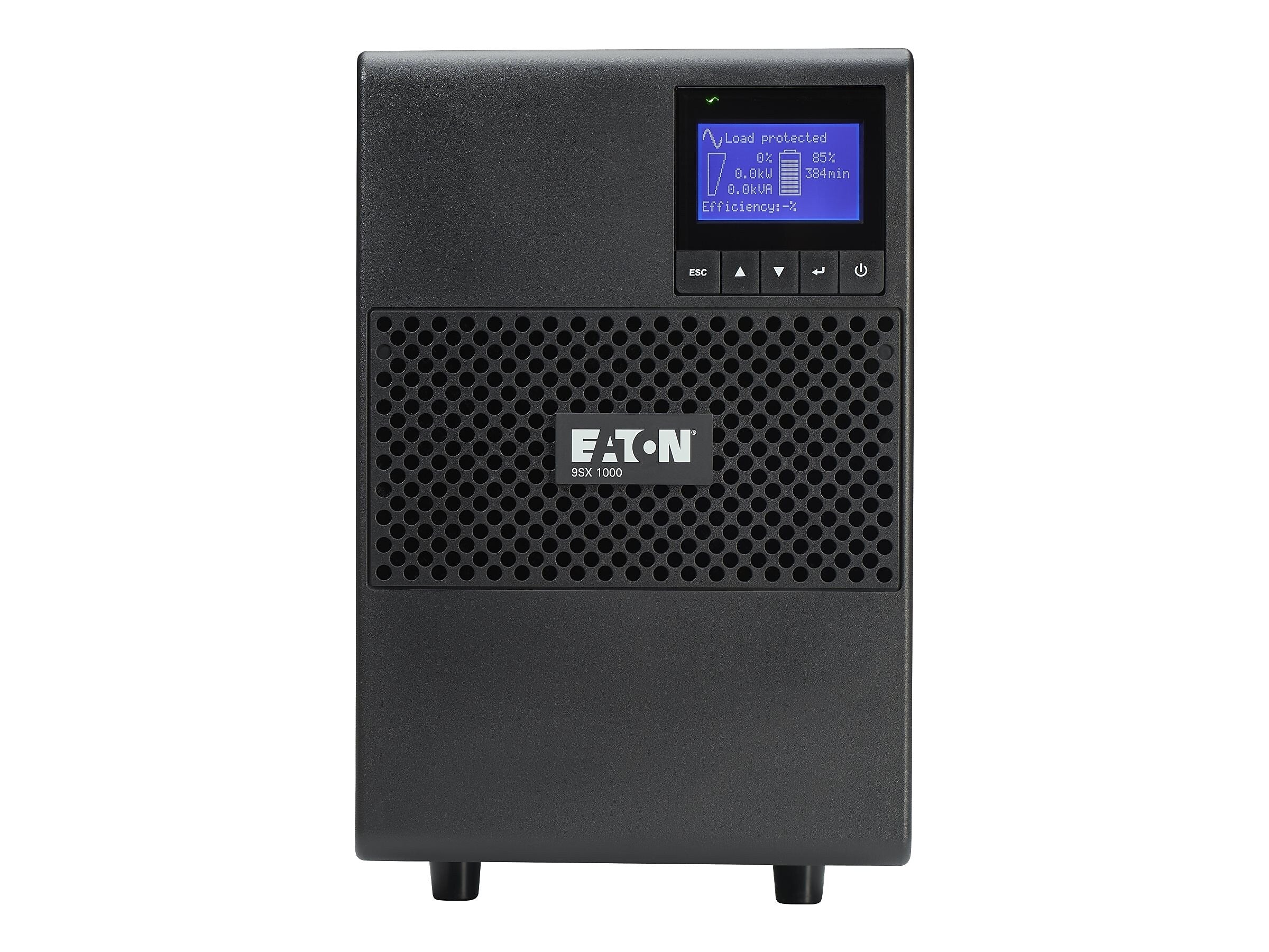 Eaton 9SX 1000VA 6-Outlet On-Line UPS, Black (9SX1000)