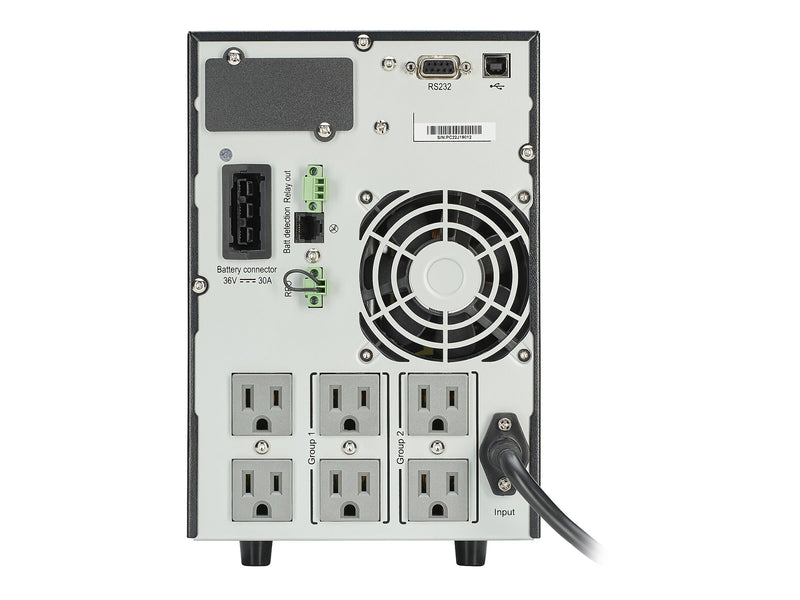Eaton 9SX 1000VA 6-Outlet On-Line UPS, Black (9SX1000)
