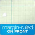 TOPS Engineering Computation Notepad, 8.5" x 11", Graph Ruled, Green tint, 100 Sheets/Pad (TOP 35500)