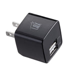 LAX Gadgets USB-A/USB-C Wall Charger, 12W, Black (WLL2PBLK)