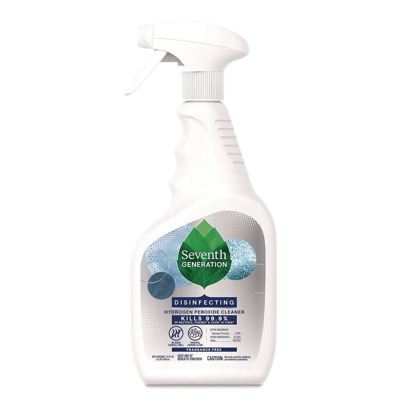 Seventh Generation Disinfecting Hydrogen Peroxide Cleaner, 23 oz., 12/Carton (69716054)