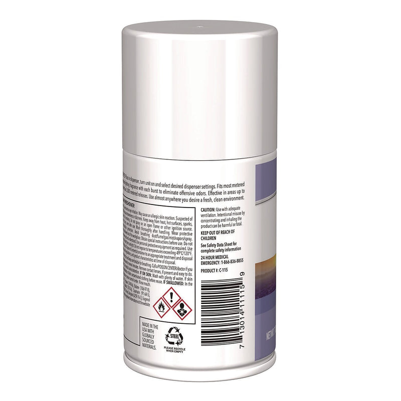 Claire Metered Air Freshener Aerosol Refill, Lavender Scent, 11 oz., 12/Carton (1000016116)