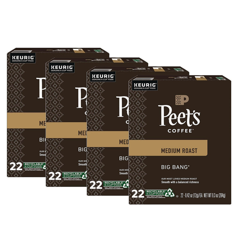 Peet's Coffee Big Bang Coffee Keurig® K-Cup® Pods, Dark Roast, 88/Carton (5000363636)