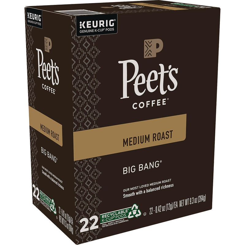 Peet's Coffee Big Bang Coffee Keurig® K-Cup® Pods, Dark Roast, 88/Carton (5000363636)
