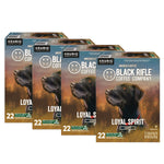 Black Rifle Coffee Company Loyal Spirit Coffee Keurig® K-Cup® Pods, Light Roast, 88/Carton (5000384046)