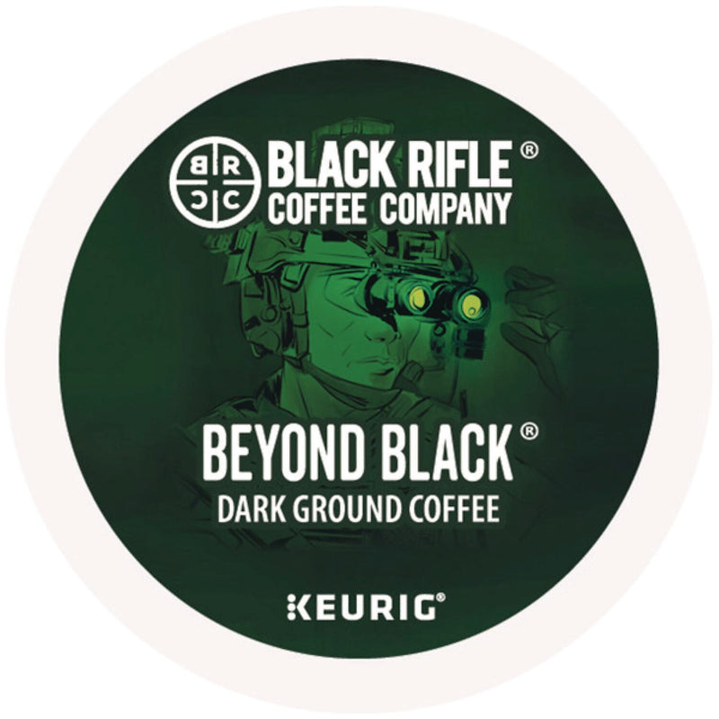 Black Rifle Coffee Company Beyond Black Coffee Keurig® K-Cup® Pods, Dark Roast, 88/Carton (5000384043)