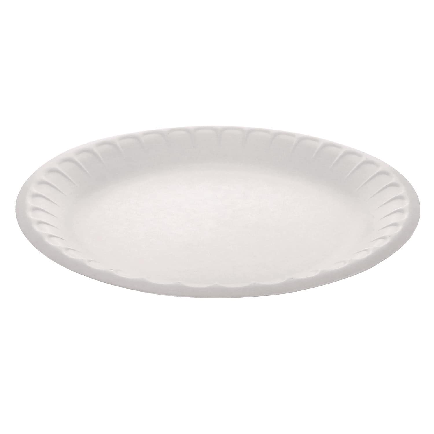 Pactiv Evergreen Placesetter 9" Polystyrene Plates, White, 500/Carton (YTH10009STEC)