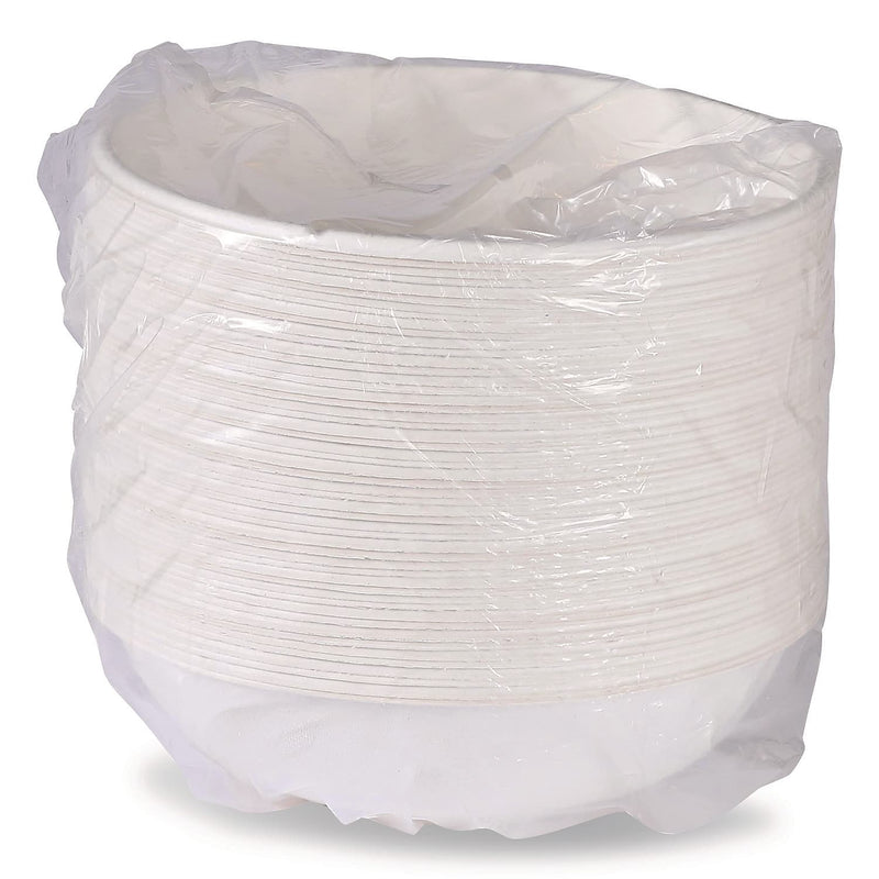 Eco-Products Vanguard Compostable Sugarcane Bowl, 32 oz., White, 400/Carton (EP-BL32CNFA)