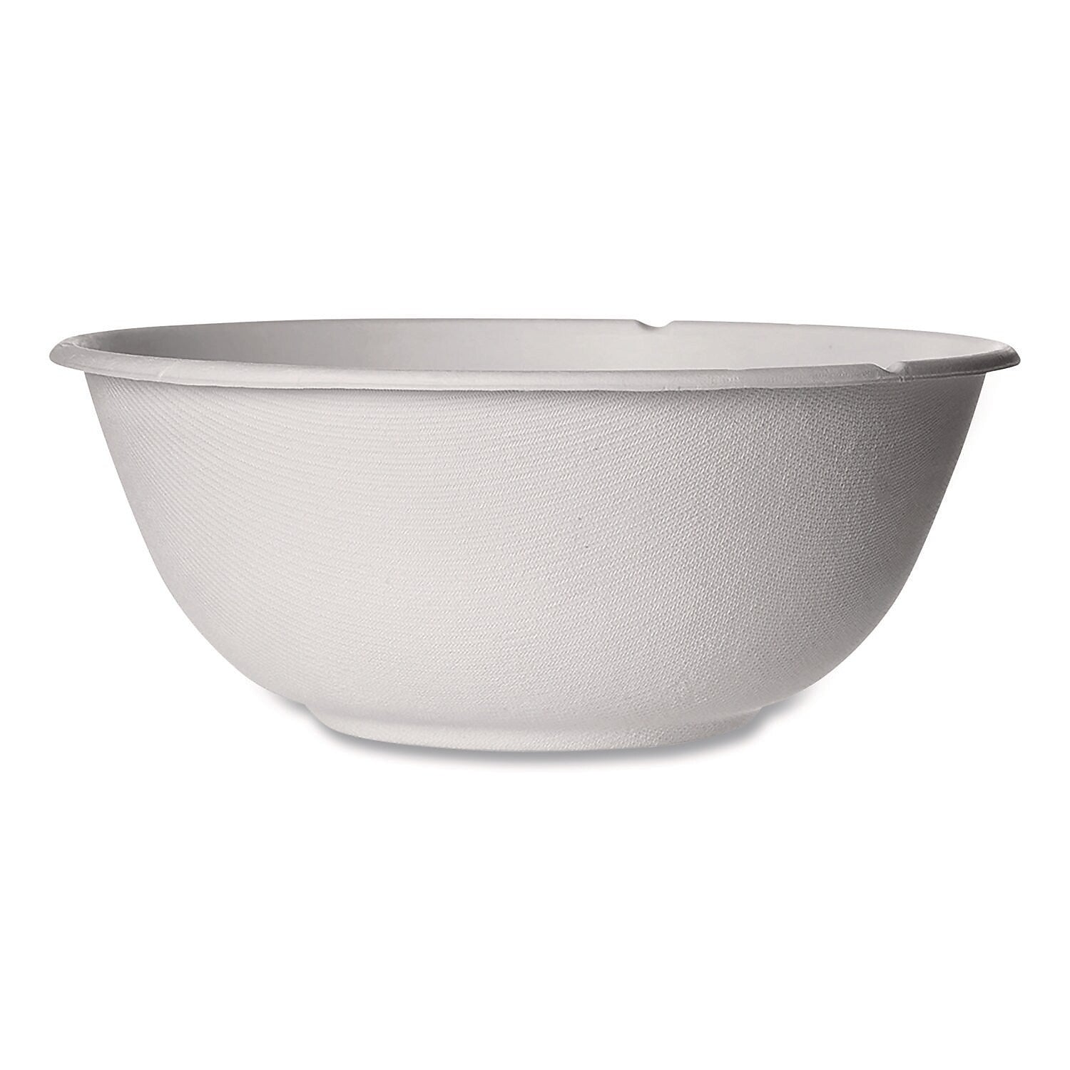 Eco-Products Vanguard Compostable Sugarcane Bowl, 46 oz., White, 400/Carton (EP-BL46CNFA)