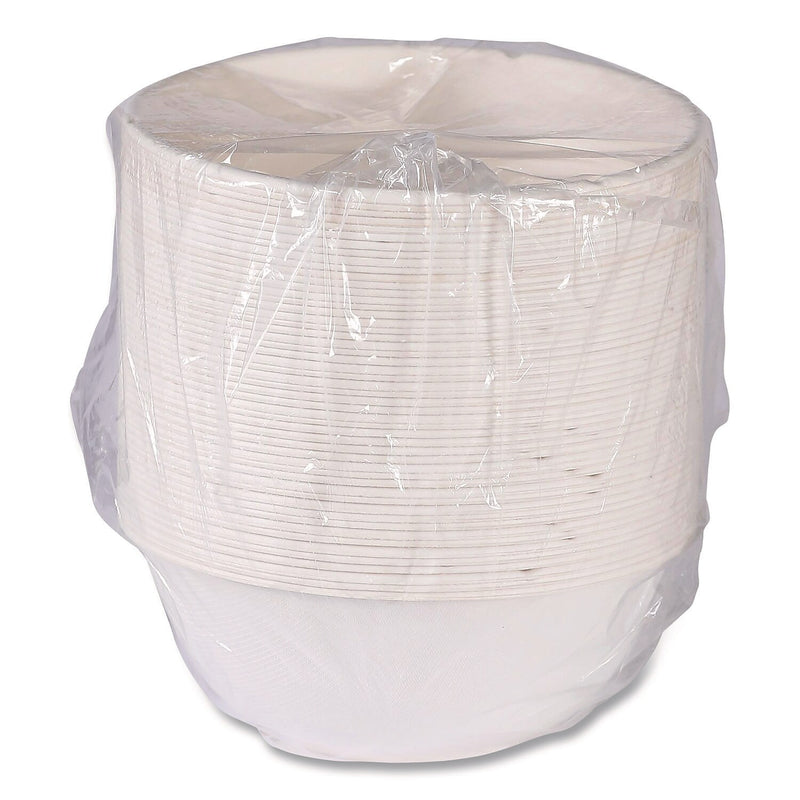 Eco-Products Vanguard Compostable Sugarcane Bowl, 46 oz., White, 400/Carton (EP-BL46CNFA)