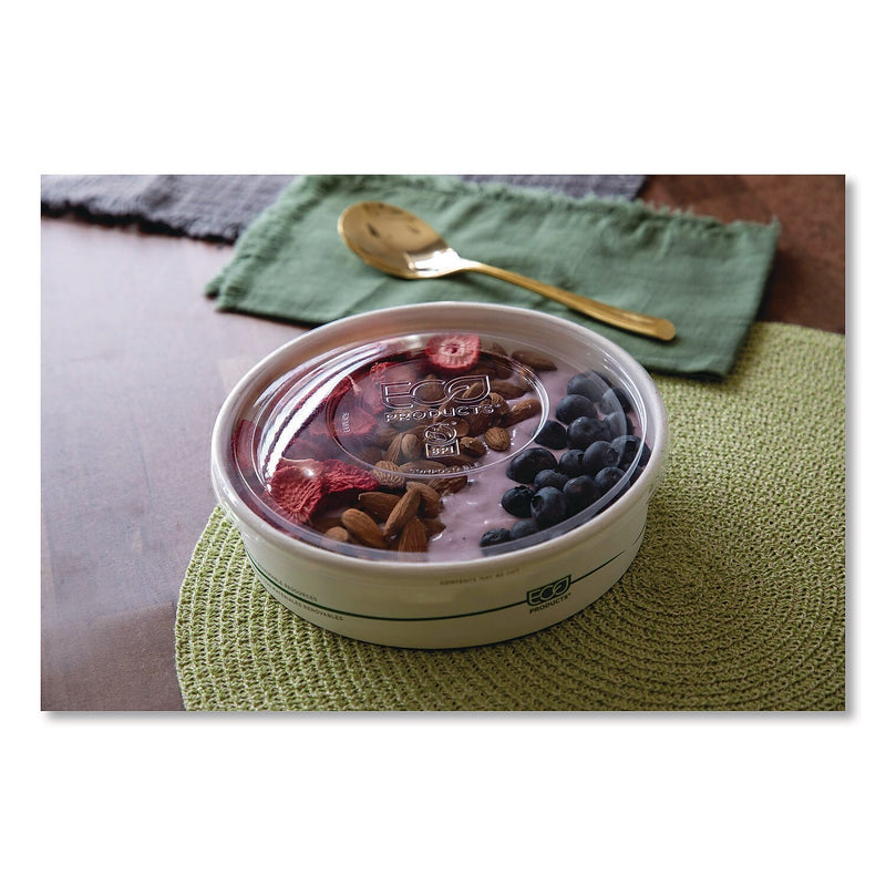Eco-Products GreenStripe Bagasse Bowl, 32 oz., White, 300/Carton (EP-BSC32S-GS)