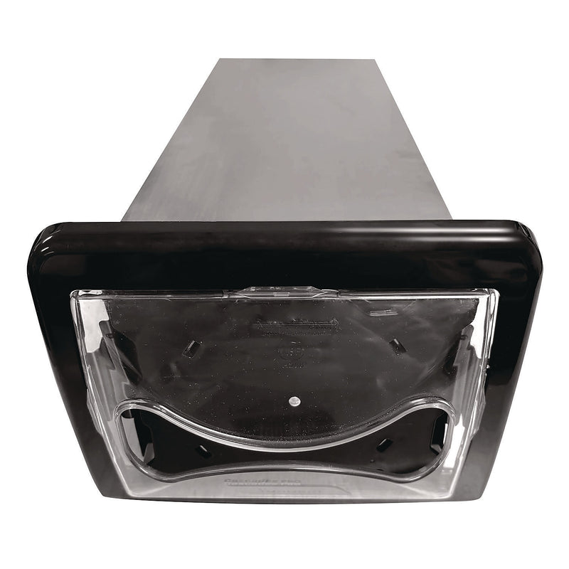 Cascades Tissue Group PRO Tandem Countertop Interfold Napkin Dispenser, Black (CSDDN200)
