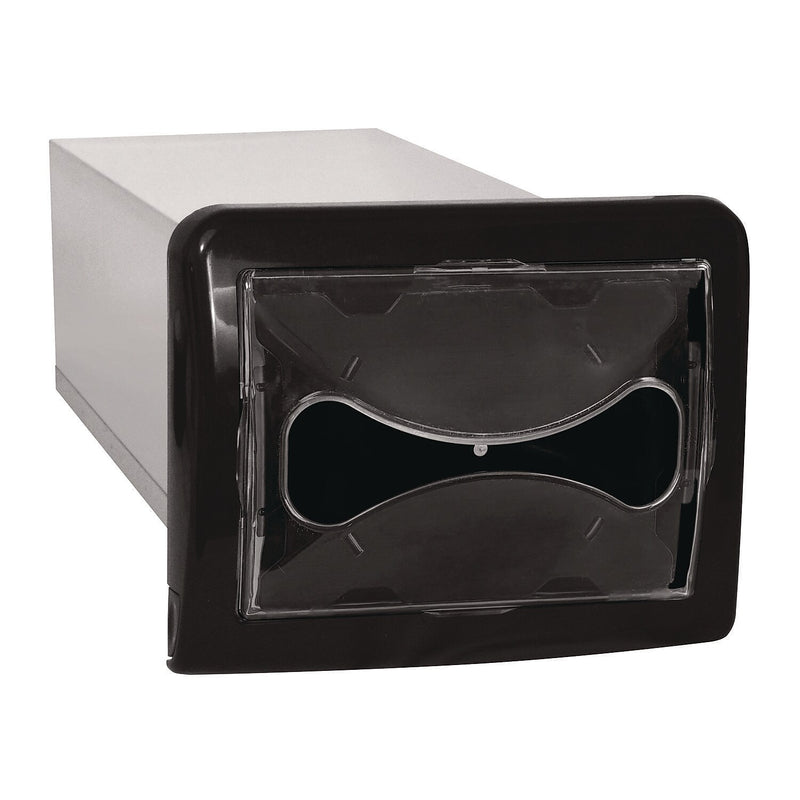 Cascades Tissue Group PRO Tandem Countertop Interfold Napkin Dispenser, Black (CSDDN200)