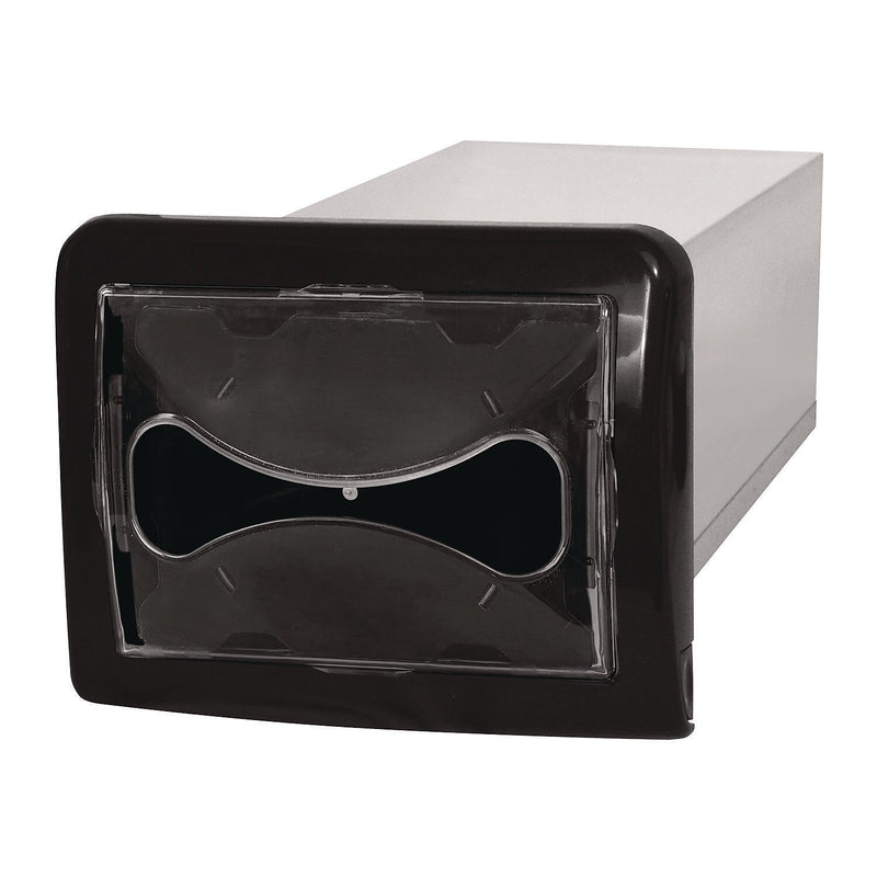 Cascades Tissue Group PRO Tandem Countertop Interfold Napkin Dispenser, Black (CSDDN200)