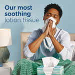 Puffs Plus Lotion Facial Tissue, 2-Ply, 124 Tissues/Box, 24 Boxes/Carton (80337535)