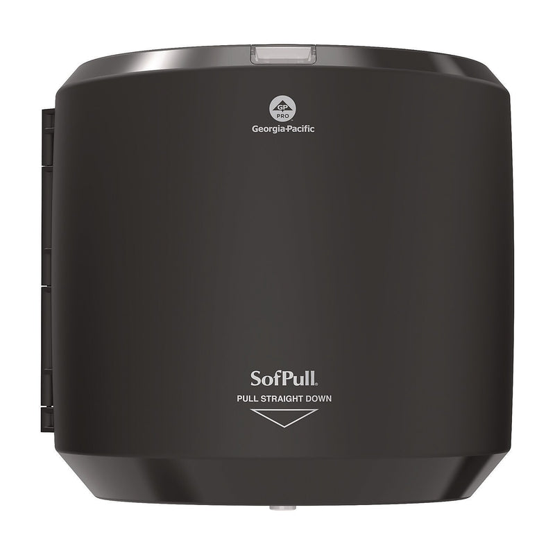 Georgia Pacific Professional SofPull Centerpull Paper Towel Dispenser, Black (58201B)