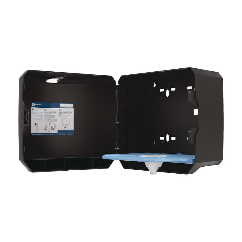 Georgia Pacific Professional SofPull Centerpull Paper Towel Dispenser, Black (58201B)