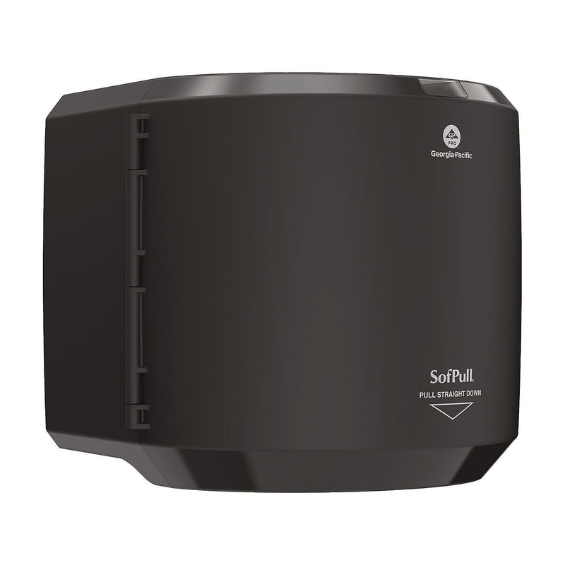 Georgia Pacific Professional SofPull Centerpull Paper Towel Dispenser, Black (58201B)