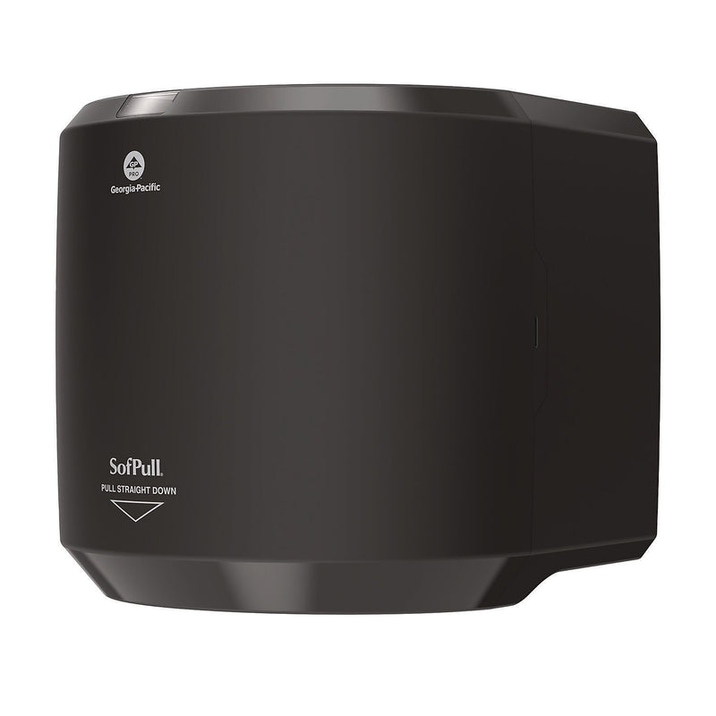 Georgia Pacific Professional SofPull Centerpull Paper Towel Dispenser, Black (58201B)