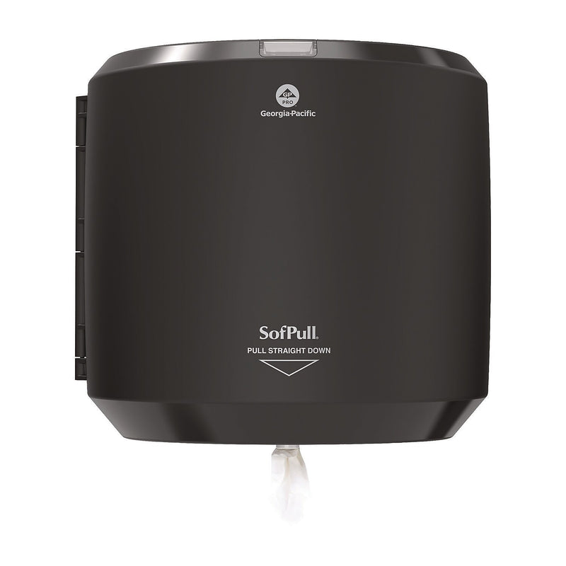 Georgia Pacific Professional SofPull Centerpull Paper Towel Dispenser, Black (58201B)