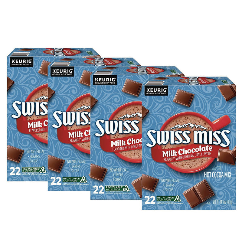 Swiss Miss Milk Chocolate Hot Cocoa Keurig® K-Cup® Pods, 88/Carton (5000345150)