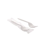 Pactiv Evergreen Fieldware Individually Wrapped Polypropylene Forks, Medium-Weight, White, 1000 Pieces/Carton (FKFWCH)