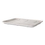Eco-Products Compostable 10.52" Sugarcane Fiber Platters, White, 300/Carton (EP-MP8SNFA)