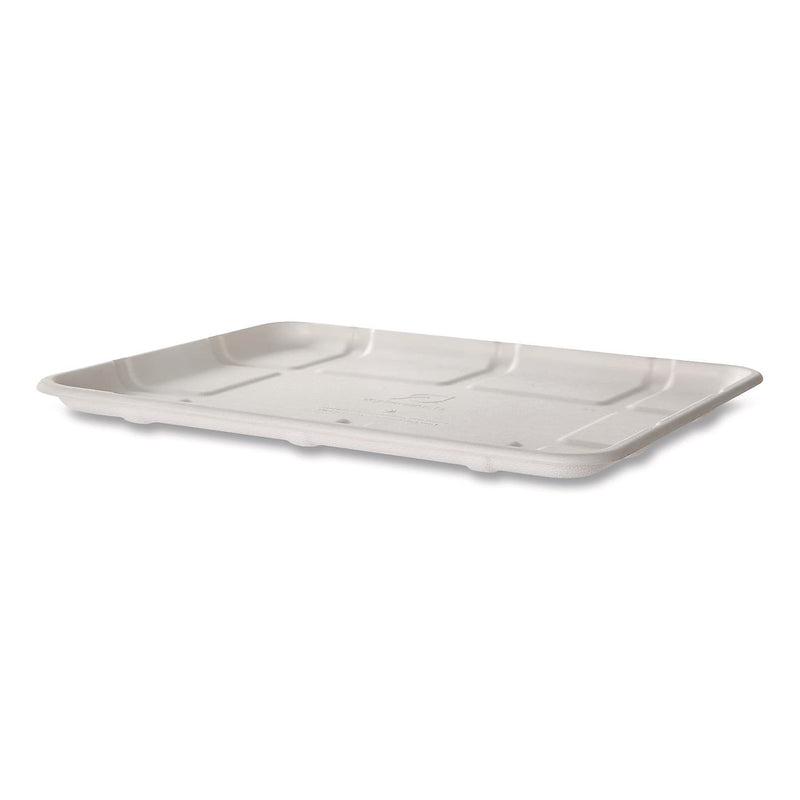 Eco-Products Compostable 10.52" Sugarcane Fiber Platters, White, 300/Carton (EP-MP8SNFA)