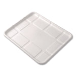 Eco-Products Compostable 10.52" Sugarcane Fiber Platters, White, 300/Carton (EP-MP8SNFA)