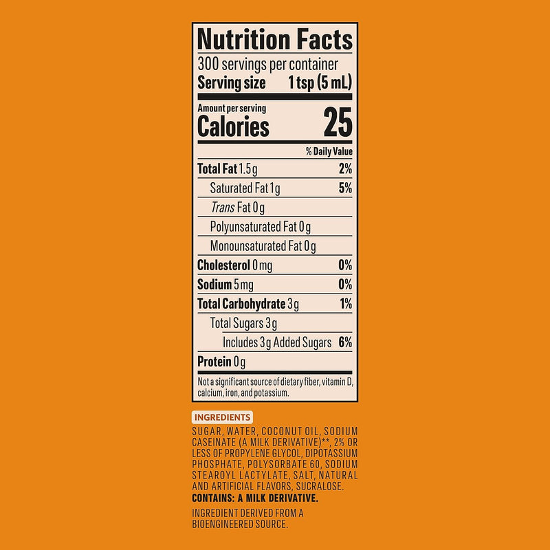 Coffee mate Caramel Dairy Free Liquid Creamer, 50.7 oz., 2/Carton (NES73358CT)