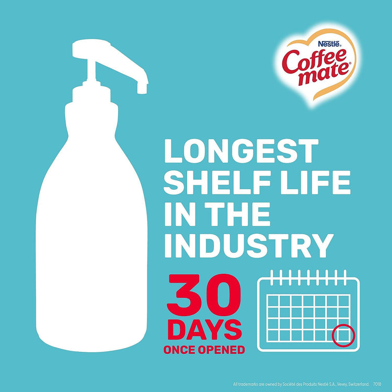 Coffee mate Caramel Dairy Free Liquid Creamer, 50.7 oz., 2/Carton (NES73358CT)