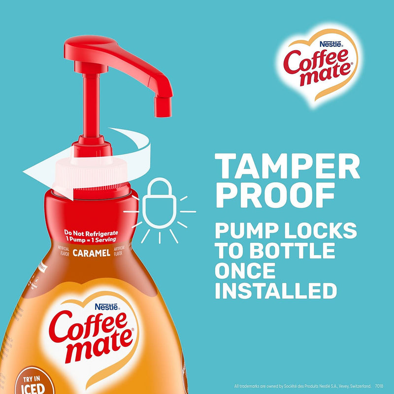 Coffee mate Caramel Dairy Free Liquid Creamer, 50.7 oz., 2/Carton (NES73358CT)