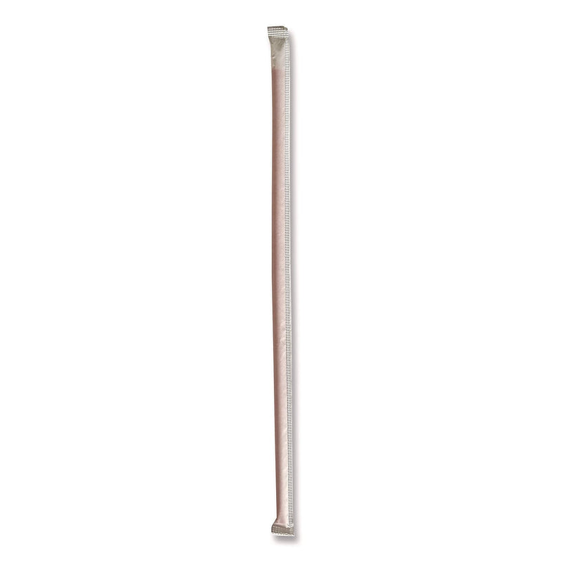 Boardwalk Wrapped Red Plastic Straws, 1200/Carton (BWKGST1025RD)