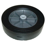 Rubbermaid Commercial Rubber 12" Wheel for 1.5 Cu Yd Standard Duty Tilt Truck, Black (FG1025L60000)