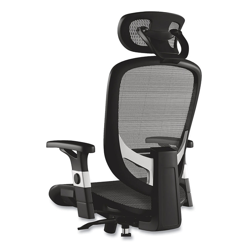 Alera Minerva Ergonomic Mesh Swivel Task Chair, Black (ALEMV41BME18)