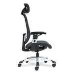 Alera Minerva Ergonomic Mesh Swivel Task Chair, Black (ALEMV41BME18)