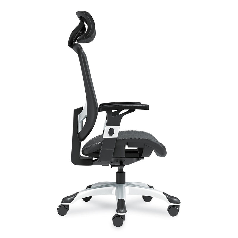 Alera Minerva Ergonomic Mesh Swivel Task Chair, Black (ALEMV41BME18)