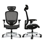 Alera Minerva Ergonomic Mesh Swivel Task Chair, Black (ALEMV41BME18)