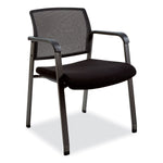 Alera Elgar Fabric Conference Chair, Black (ALEER4317)