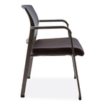 Alera Elgar Fabric Conference Chair, Black (ALEER4317)