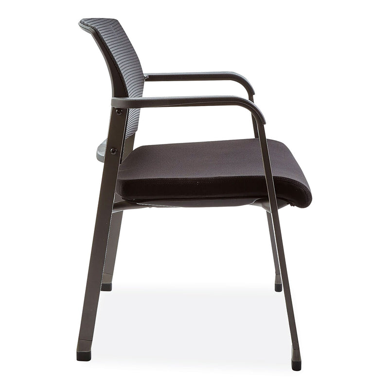 Alera Elgar Fabric Conference Chair, Black (ALEER4317)