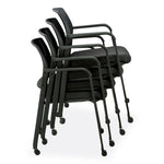 Alera Elgar Fabric Conference Chair, Black (ALEER4317)