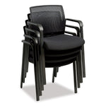 Alera Elgar Fabric Conference Chair, Black (ALEER4317)