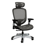 Alera Minerva Ergonomic Mesh Swivel Task Chair, Gray (ALEMV41BME48)