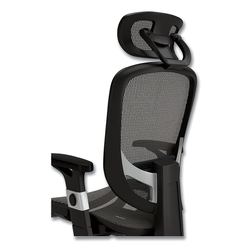 Alera Minerva Ergonomic Mesh Swivel Task Chair, Gray (ALEMV41BME48)