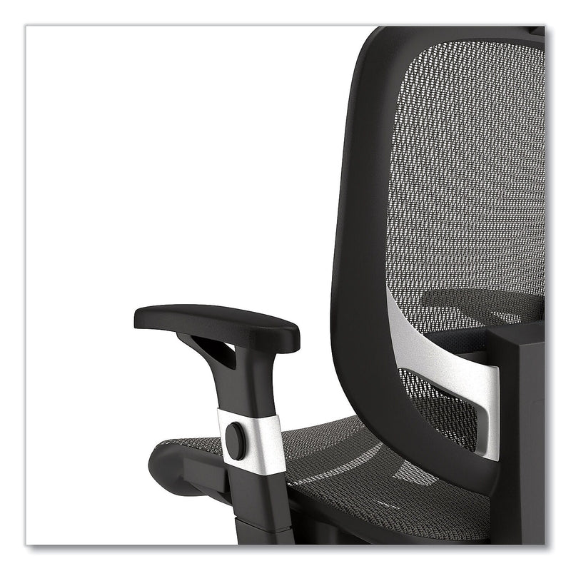 Alera Minerva Ergonomic Mesh Swivel Task Chair, Gray (ALEMV41BME48)