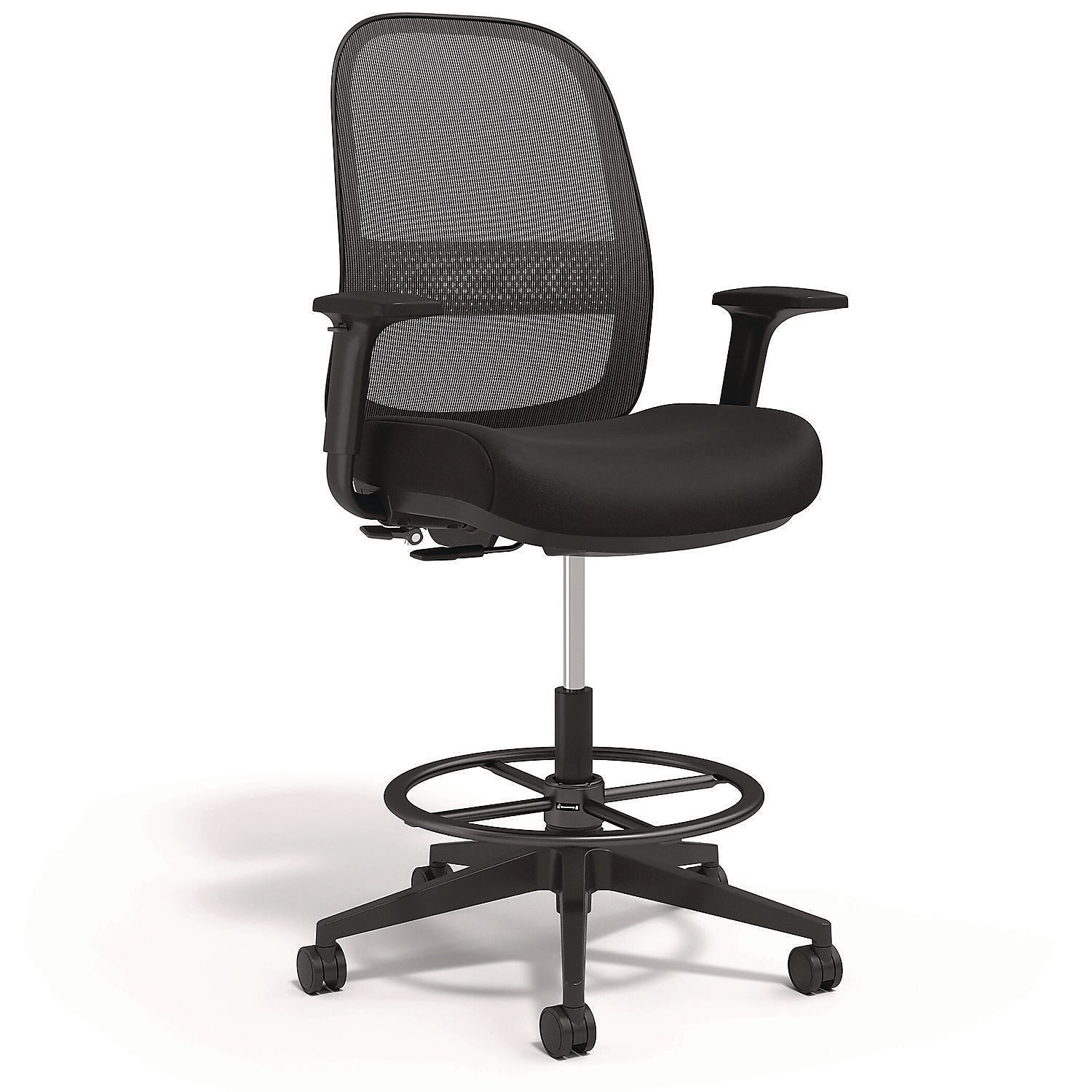 Alera Kempton Ergonomic Fabric Task Chair, Black (ALEKP46BME17)
